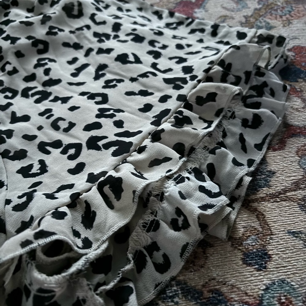 Animal Print Flowy Shorts